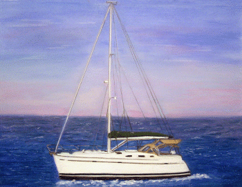 Into The Wind - Pastel Painting by Margo Kelley