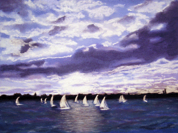 Favorable Winds - Pastel Painting by Margo Kelley
