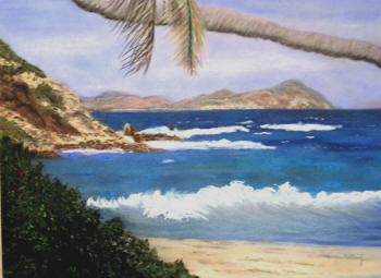 'Shipwrecked' - a pastel painting by Margo Kelley