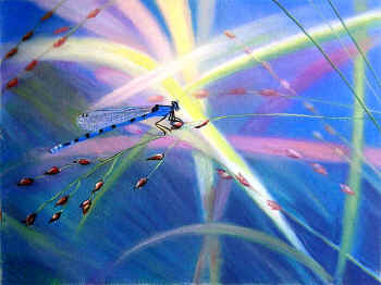 DragonWorks - Pastel Painting by Margo Kelley